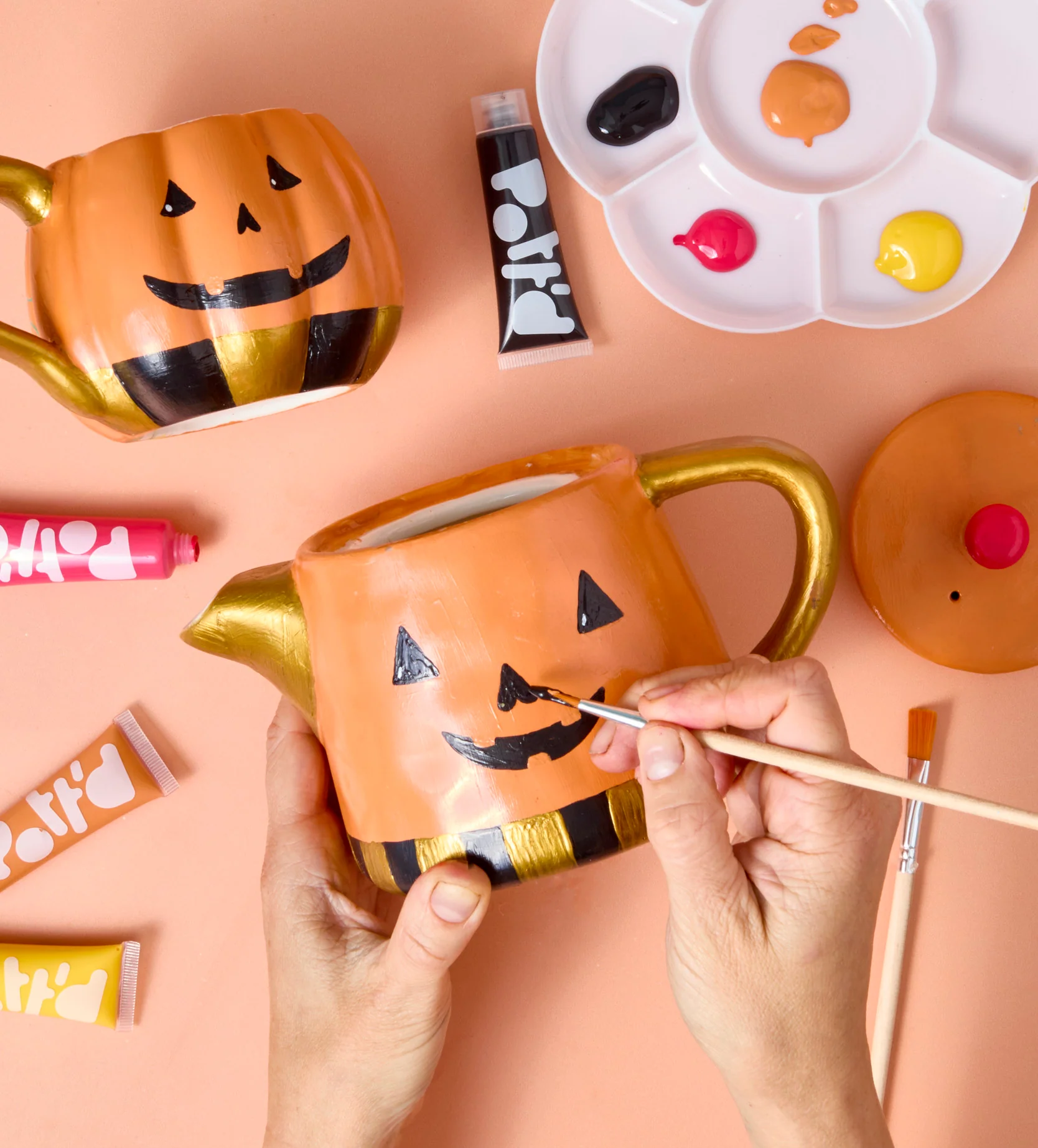 Spooky Sips: Halloween Paint-a-Tea Pot - Image 10