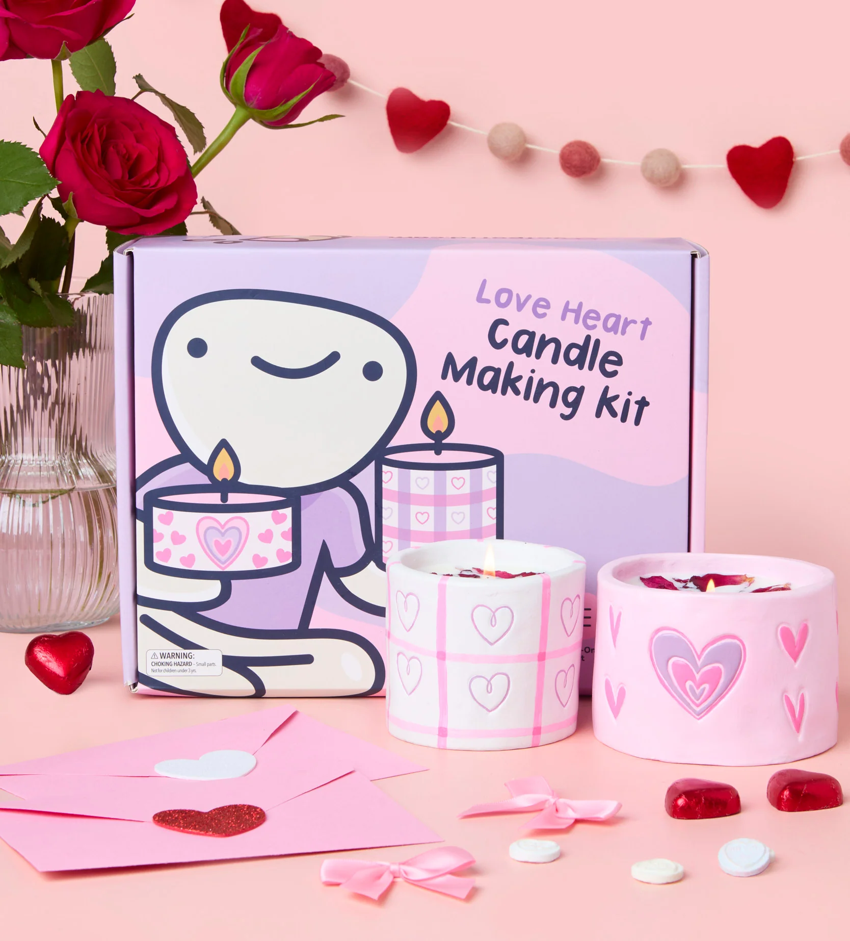 Love Heart Candle Making Kit - Image 8