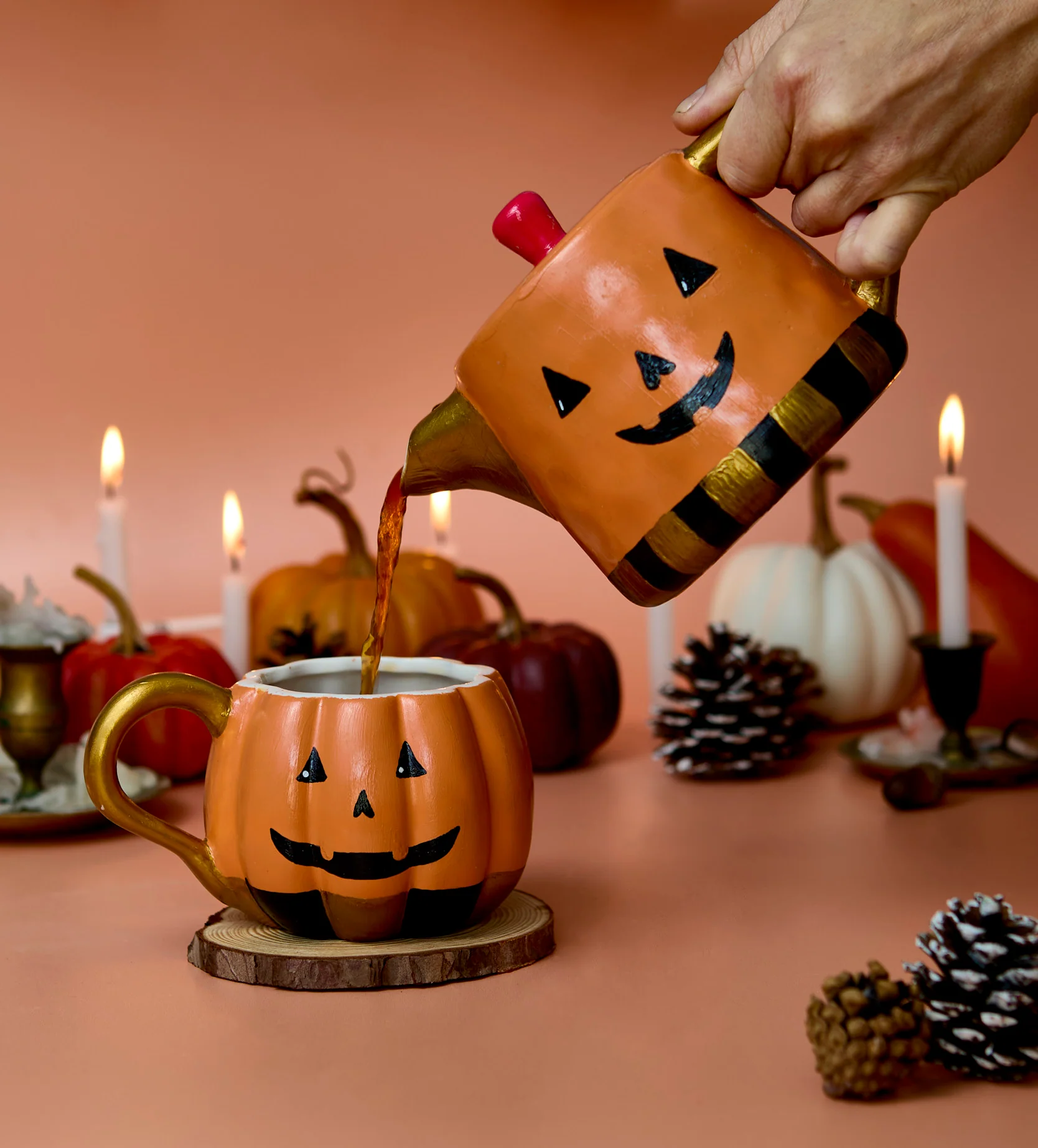 Halloween Pumpkin Paint-a-Mug x2 - Image 10