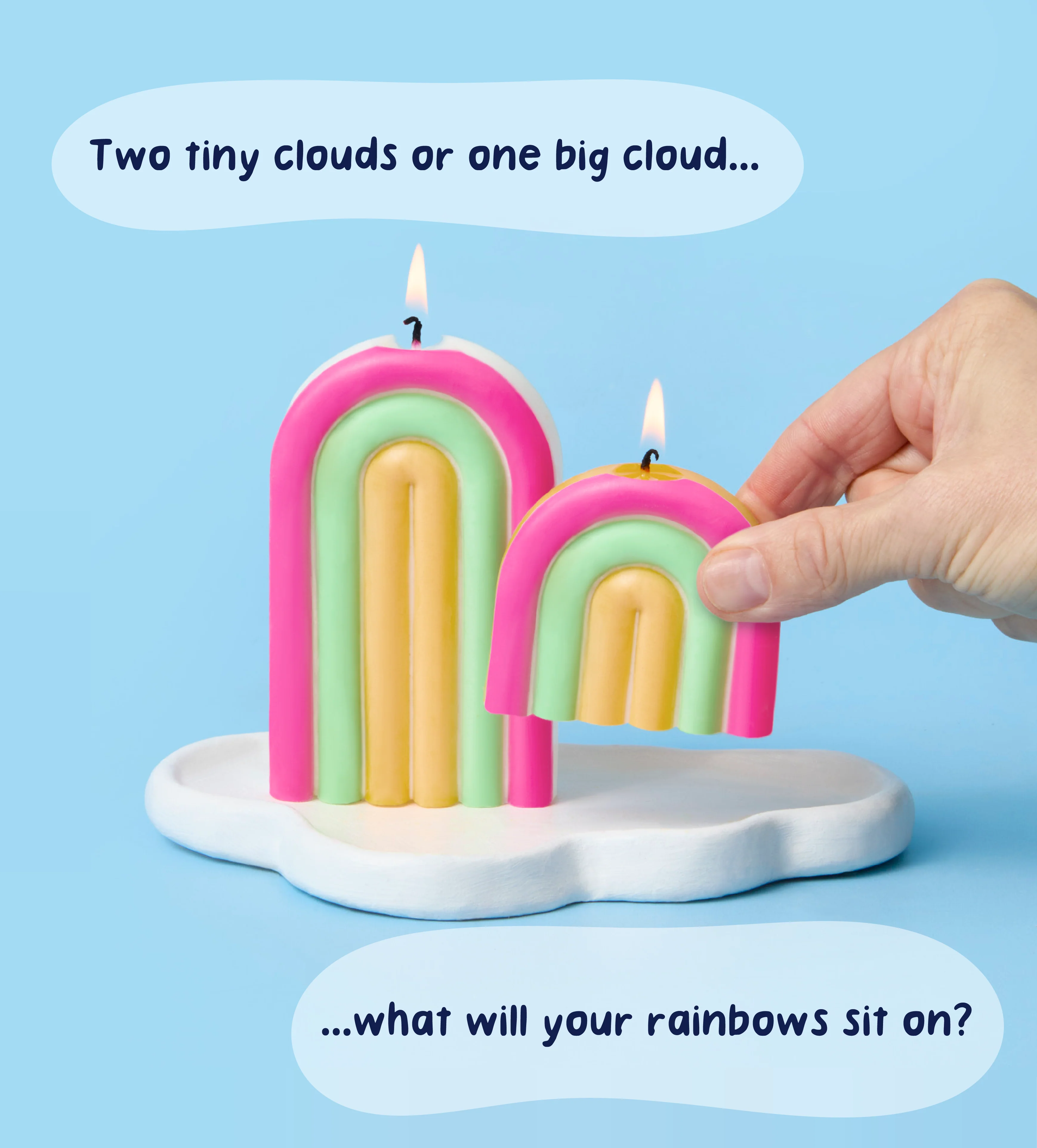 Rainbow Radiance Creative Candle & Clay Kit - Image 6